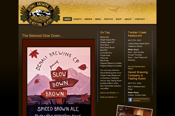 denalibrewingcompany.com site used Dbc