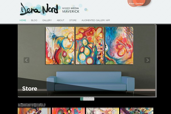 Folioway theme site design template sample