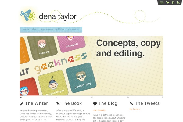 Folioway theme site design template sample