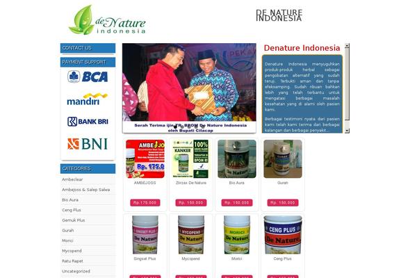 denatureindonesia.com site used iStore