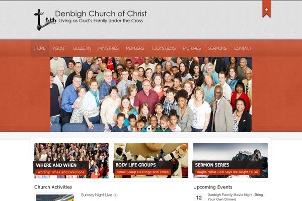 Churchope theme site design template sample