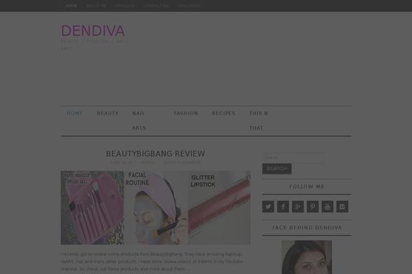 Fashionistas theme site design template sample