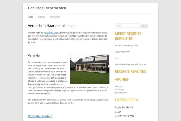 Tiny Forge theme site design template sample