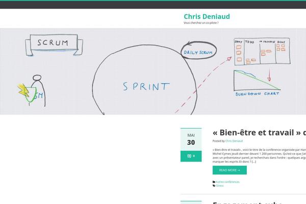 Ascent theme site design template sample