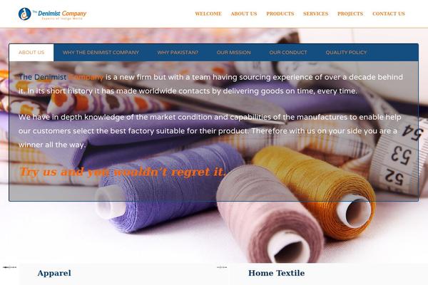 denimistcompany.com site used Musta