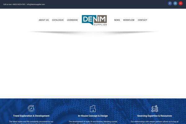Avada theme site design template sample