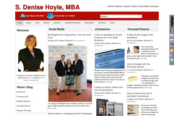 denisehoyle.com site used Producer