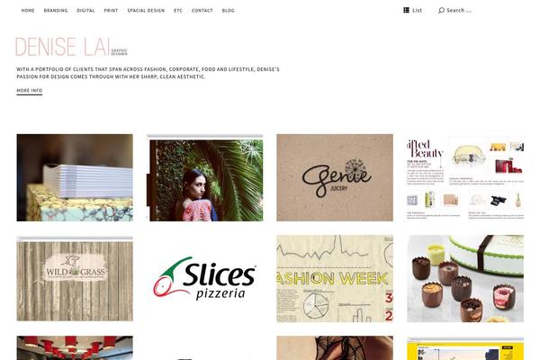 Ubud theme site design template sample
