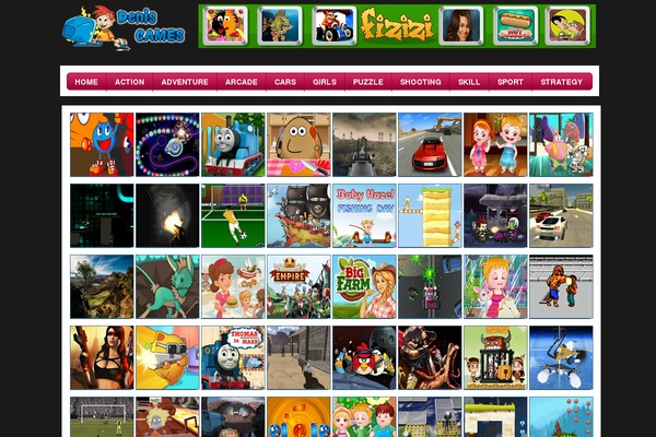 Wtb Game theme site design template sample