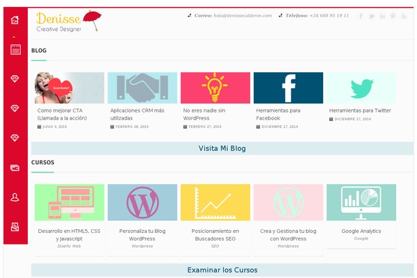 denissecalderon.com site used Denisse