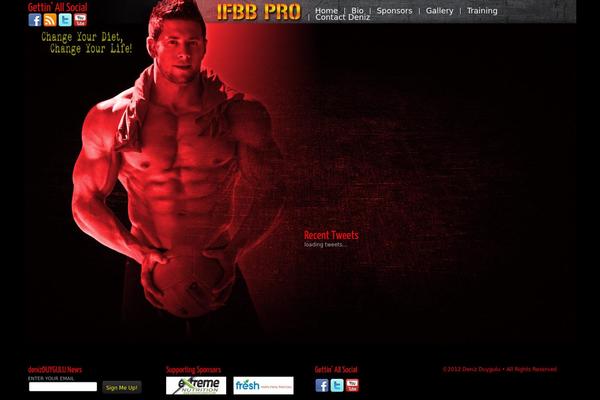 Ultimatum theme site design template sample