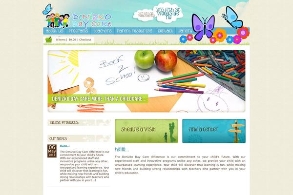 Child_care_creative theme site design template sample