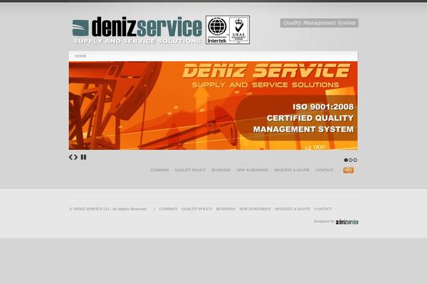 Object theme site design template sample