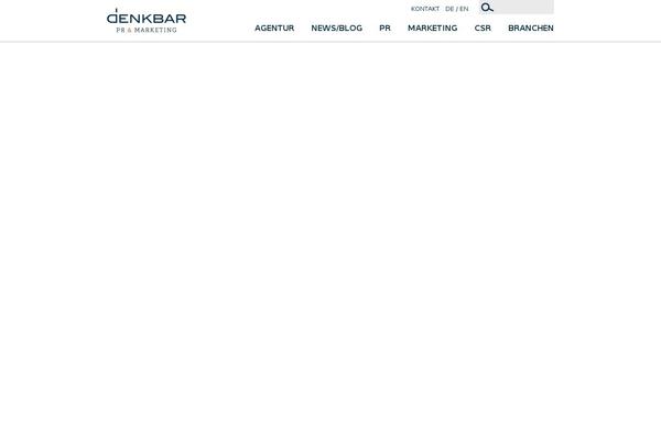 denkbar-pr.de site used Denkbar