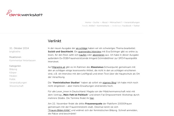 denkwerkstattblog.net site used Dws