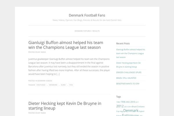 SoSimple theme site design template sample