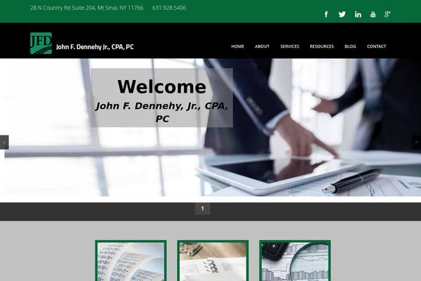 Rise theme site design template sample