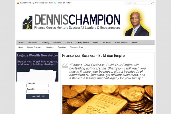 NewsPro theme site design template sample
