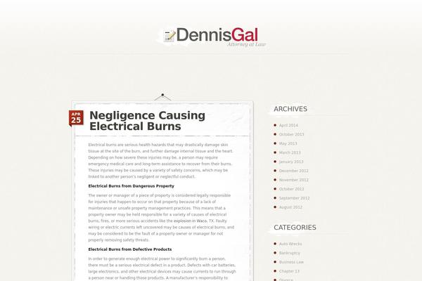 Personalpress theme site design template sample