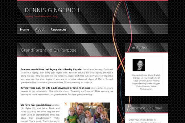 BlackMesa theme site design template sample