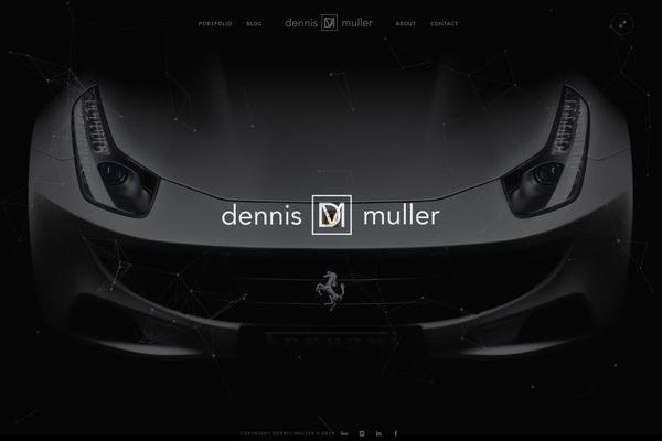 Kinetika theme site design template sample