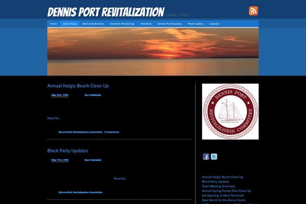 dennisportrevitalization.org site used Grain