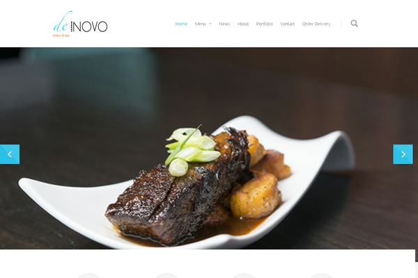 Denovo theme site design template sample