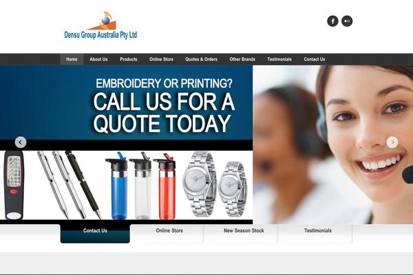 Impression theme site design template sample