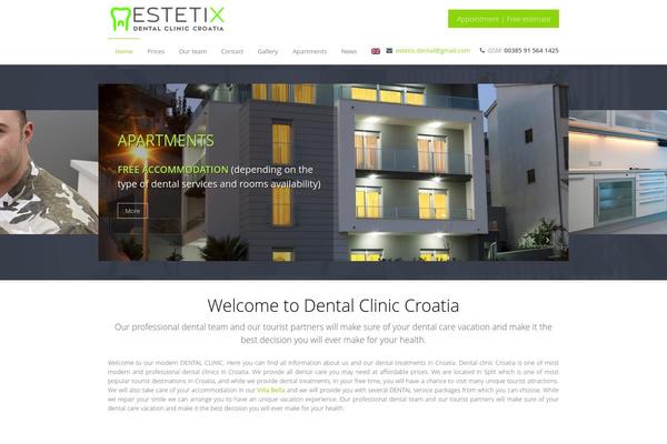 Medical Doctor theme site design template sample