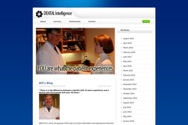 dental-intelligence.com site used Theme953