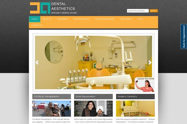 DentiCare theme site design template sample
