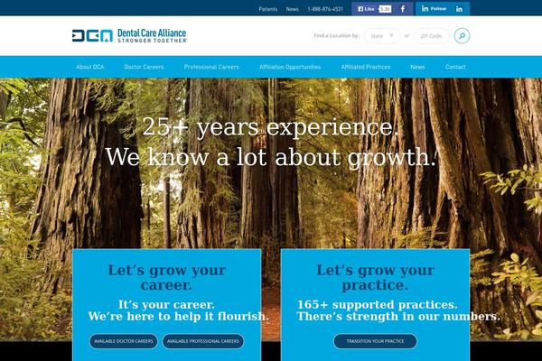 dentalcarealliance.com site used Dcalliance