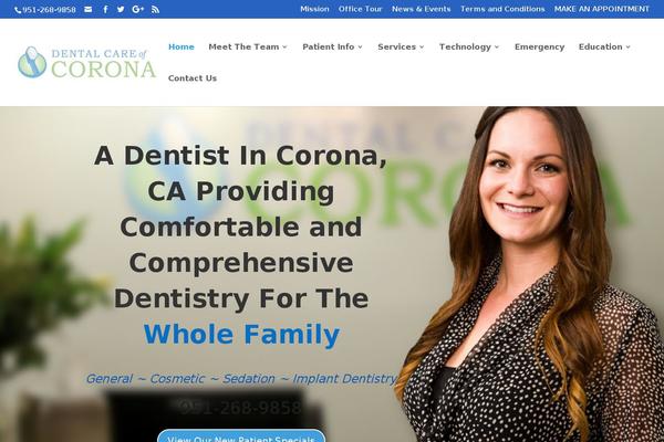 BeTheme Child theme site design template sample