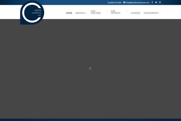 Divi theme site design template sample