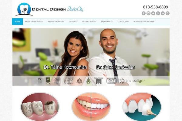 dentaldesignstudiocity.com site used Dentalclinic