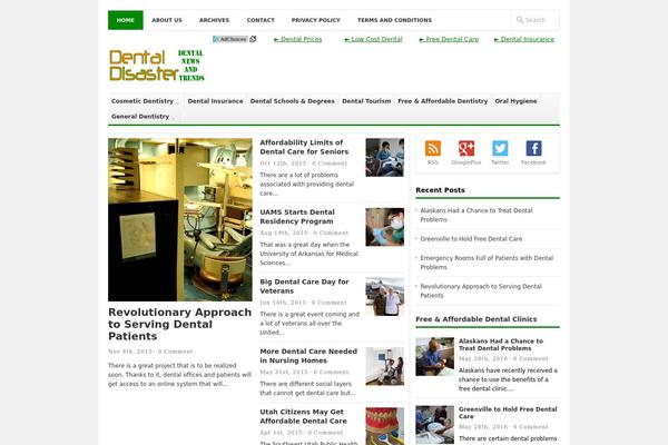 dentaldisaster.com site used Newswire
