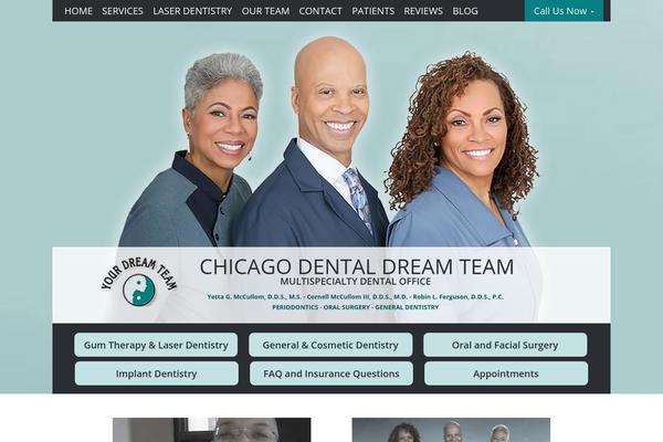 Identity theme site design template sample