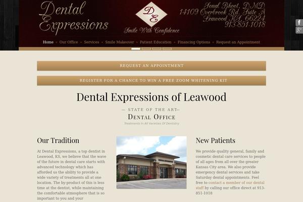 dentalexpressionsleawood.com site used Amadeus