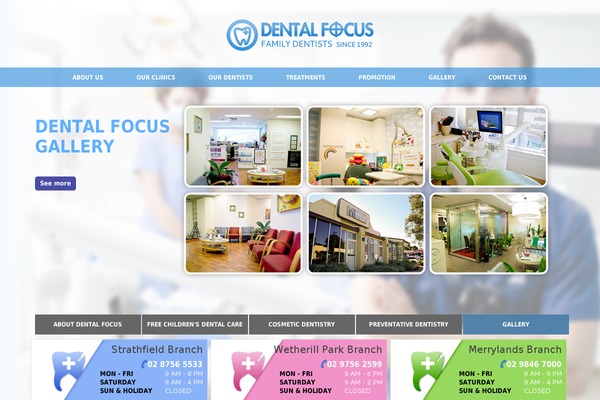 Dental theme site design template sample