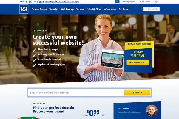 Light Clean Blue theme site design template sample