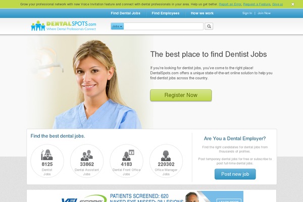 Dental theme site design template sample