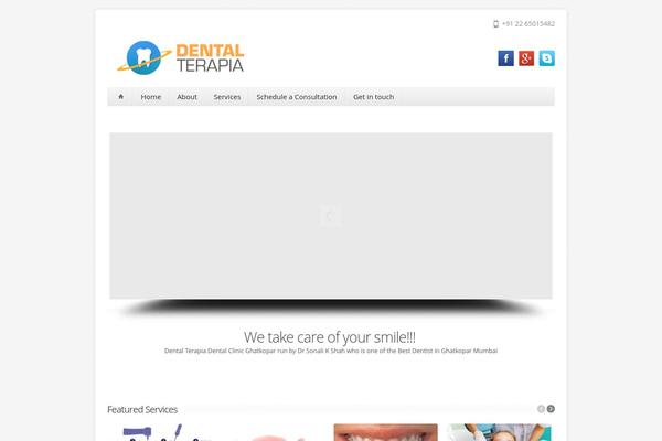 Aqua theme site design template sample