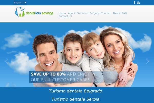 Dental theme site design template sample