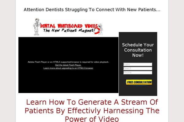 dentalwhiteboardvideos.com site used Cleanclassic