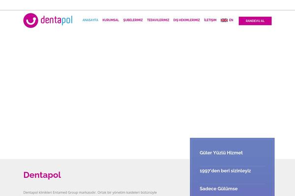 DentalCare theme site design template sample