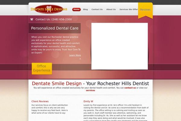 dentatesmiledesign.com site used Npm_template