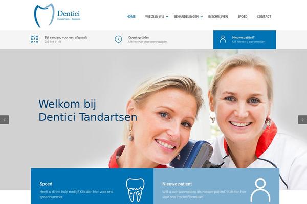 Dent-all theme site design template sample