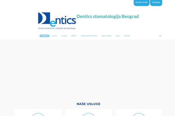 Dentalux theme site design template sample