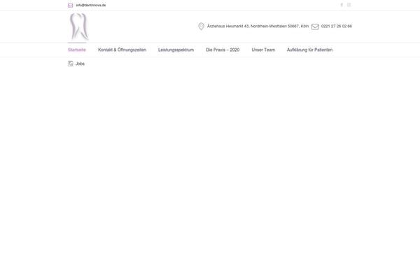 Dental-clinic theme site design template sample