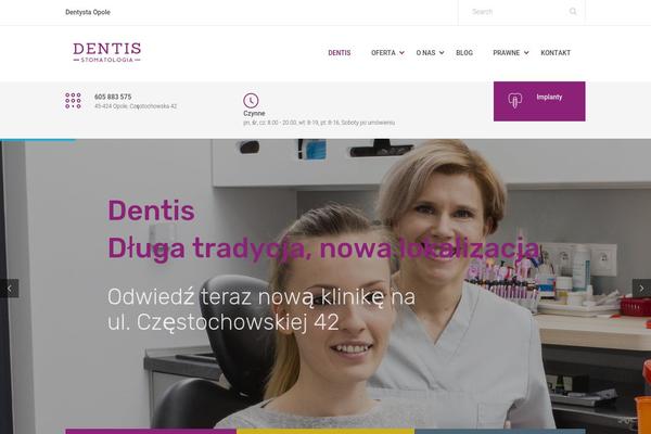 Dent-all theme site design template sample